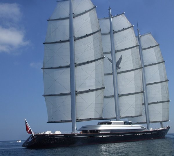 maltese falcon yacht mast height